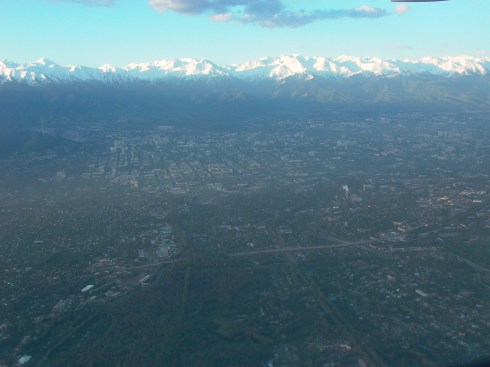 Almaty from the air